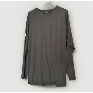 TRUEWERK B1 LS Sun Tee 2XL Gray Performance Workwear Long Sleeve UPF Utility Shi